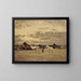 Règlement à l'aube - Victor Huguet — framed artwork on a wall