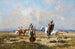 Les Fauconniers - Victor Huguet — artwork view