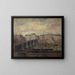 Le pont de la Tournelle - Victor Lecomte — framed artwork on a wall