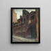 Entrance of the White Horse Inn on Mazet Street - Victor Marec — framed artwork on a wall