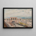 L'embarcadère de l'Ouest, gare de Paris Saint-Germain - Victor Marec — framed artwork on a wall