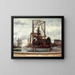 Mise en place du monument du Triomphe de la République - Victor Marec — framed artwork on a wall
