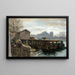 Travaux du métropolitain au Pont-Neuf - Victor Marec — framed artwork on a wall
