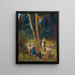 children plundering nests in the forest - Victor Mikhailovich Vasnetsov — framed artwork on a wall