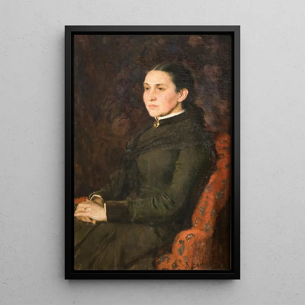 Elizaveta Grigorievna Mamontova - Victor Mikhailovich Vasnetsov — framed artwork on a wall