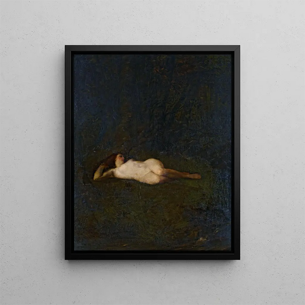 Nymph Painting - Victor Müller — framed artwork on a wall