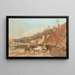 Water Resting - Victor Pierre Huguet — framed artwork on a wall