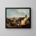 L'ancienne église de Belleville - Victor René Garson — framed artwork on a wall