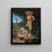 Les porteurs d'eau - Victor Renault des Graviers — framed artwork on a wall
