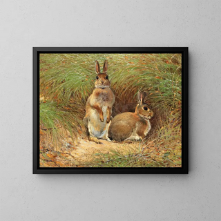Lapins - Victor Stoetzner Lund — framed artwork on a wall