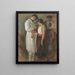 La Vaccination - Victor Tardieu — framed artwork on a wall