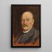 Self-portrait - Victor Westerholm — framed artwork on a wall