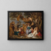 Amaryllis et Mirtillo - Victor Wolfvoet le Jeune — framed artwork on a wall