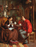 L'heure du thé dans l'atelier des artistes - Victor de Bornschlegel — artwork view