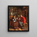 L'heure du thé dans l'atelier des artistes - Victor de Bornschlegel — framed artwork on a wall
