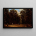 Cavaliers dans un parc - Victor de Grailly — framed artwork on a wall