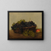 Basket of Grapes - Victoria Fantin-Latour — framed artwork on a wall