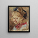 Head of Girl - Vidosava Kovačević — framed artwork on a wall