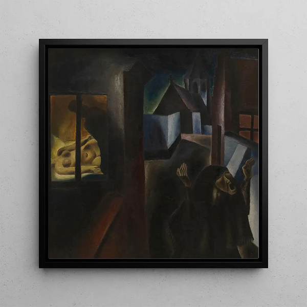 Life - Frits van den Berghe — framed artwork on a wall