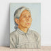 Reproduction of the painting of Mexican old woman - Nils Dardel