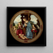 Virgin Mary worshiping the Child Jesus with Saint John the Baptist and two angels - Tommaso — wall display of the artwork