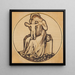 Virgin and Child - Sir Edward Coley Burne-Jones — framed artwork on a wall