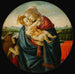 Virgin and Child with Saint John the Baptist - Sandro Botticelli — artwork view