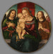 Virgin and Child with Angels - Master of the Holden Tondo — artwork view
