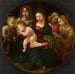 Reproduction of the painting Virgin and Child with the Young Saint John the Baptist, Saint Cecilia, and Angels - Piero di Cosimo