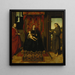 Virgin and Child with Saints Jerome and Francis - Petrus Christus — framed artwork on a wall