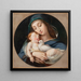 Virgin and Child with a dove - Raymond Balze — framed artwork on a wall