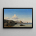 Randkløven at Gudhjem on the east coast of Bornholm - Viggo Fauerholdt — framed artwork on a wall