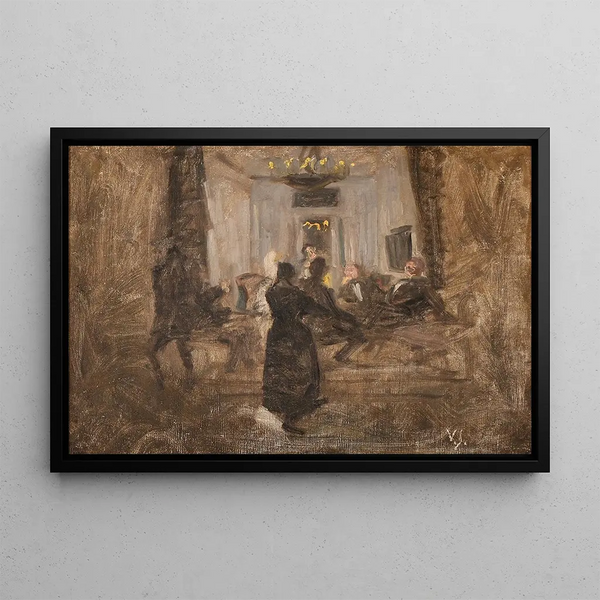 My friends Study - Viggo Johansen — framed artwork on a wall