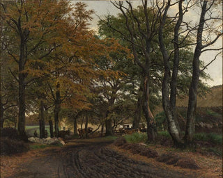 A Path Under Old Trees - Viggo Pedersen — artwork view