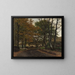A Path Under Old Trees - Viggo Pedersen — framed artwork on a wall