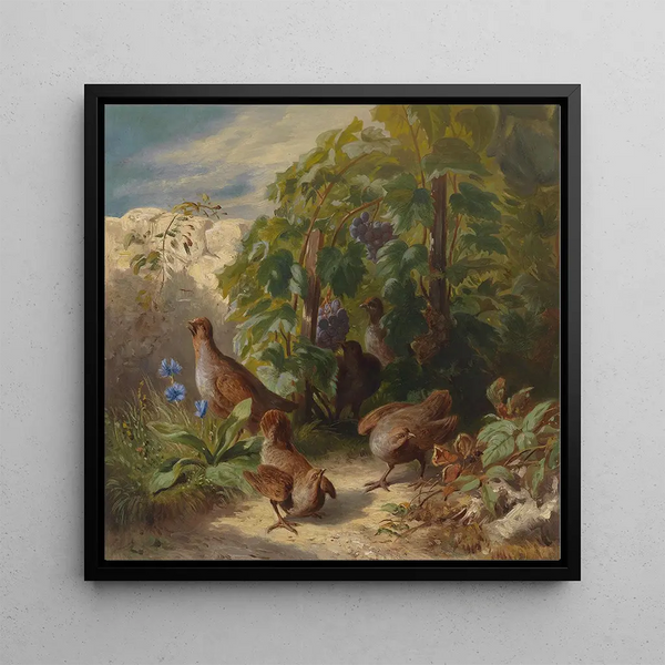 Vigneron - Josef Schuster — framed artwork on a wall