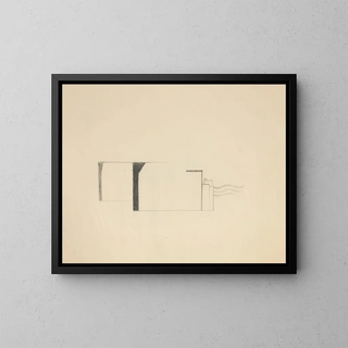 Original Drawings 01 - Viking Eggeling — framed artwork on a wall