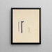 Original Drawings 11 - Viking Eggeling — framed artwork on a wall