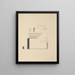 Drawings original 13 - Viking Eggeling — framed artwork on a wall