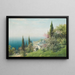Landscape of Crimea - Viktor Baturin — framed artwork on a wall