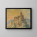 Ruins of the Castle - Viktor Myskovszky — framed artwork on a wall