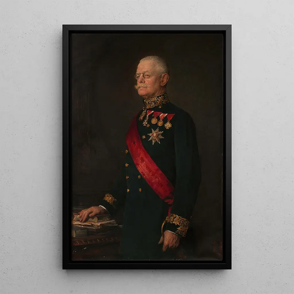 Dr Eugen Hauenschield, Baron von Przerab - Viktor Stauffer — framed artwork on a wall