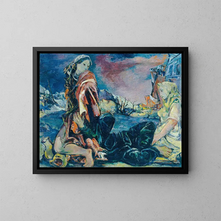 Sodom and Gomorrah - Viktor Tischler — framed artwork on a wall