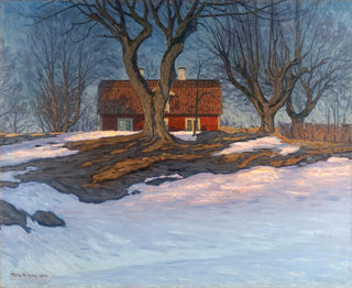 Soirée de mars en Södermanland - Vilhelm Behm — artwork view