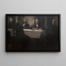 Five Portraits - Vilhelm Hammershøi — framed artwork on a wall