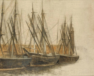 the Christianshavn Canal in Copenhagen - Vilhelm Hammershøi — artwork view