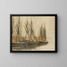 the Christianshavn Canal in Copenhagen - Vilhelm Hammershøi — framed artwork on a wall