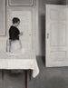 Ida reading a letter - Vilhelm Hammershøi — artwork view