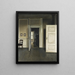 Interior: Strandgade 30 - Vilhelm Hammershøi — framed artwork on a wall
