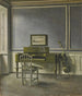 Interior of the music room: Strandgade 30 - Vilhelm Hammershøi — artwork view